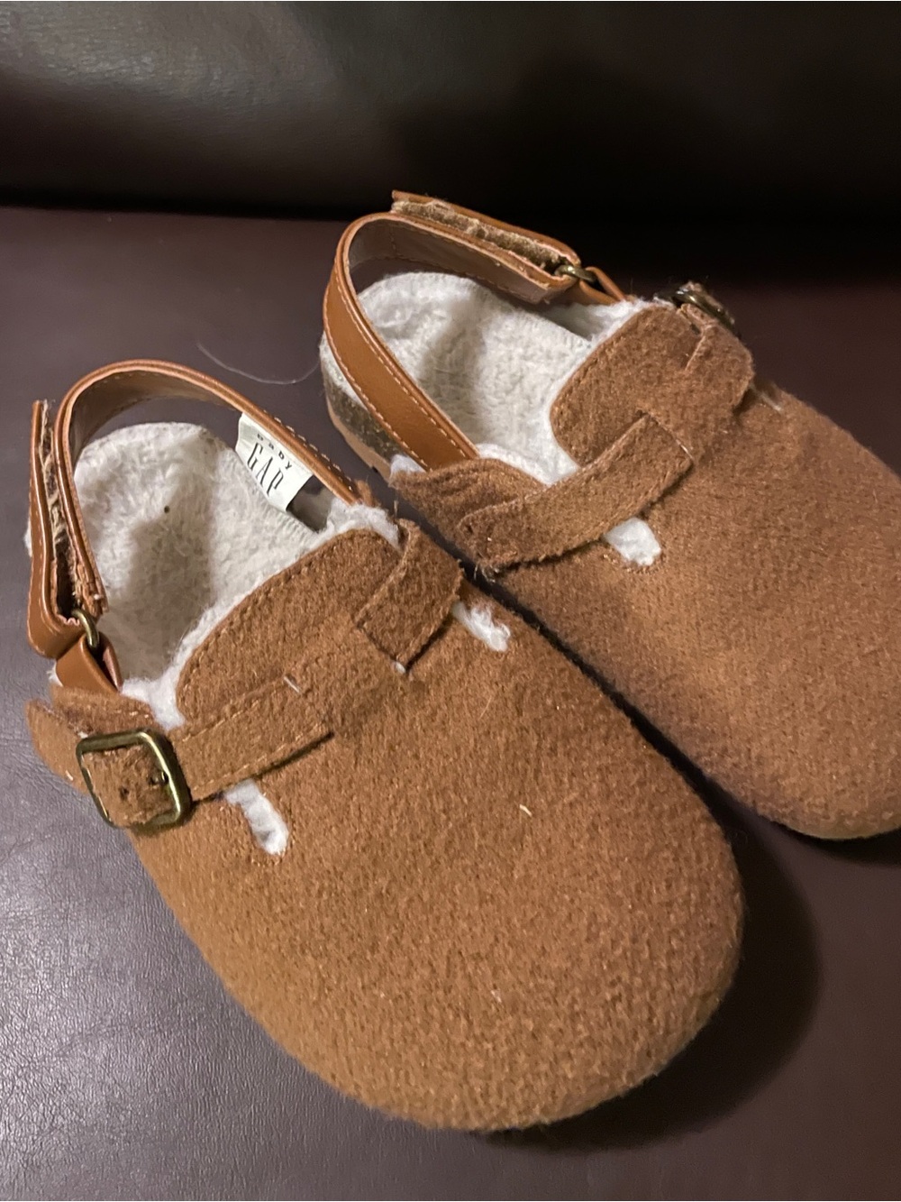 Gap Toddler Sherpa Clog Size 9/10